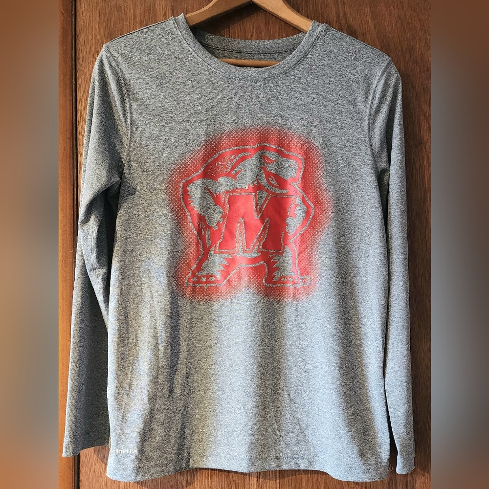 Adidas Youth LG. Long Sleeve Maryland Terrapin NWOT